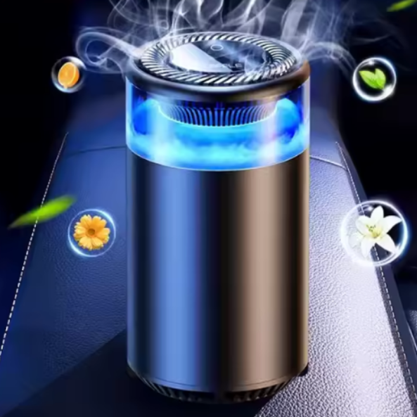 Smart Aroma Diffuser - Ultrasonic Atomization + Car Air Purifier with LED