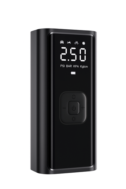 Wireless portable car tire inflator