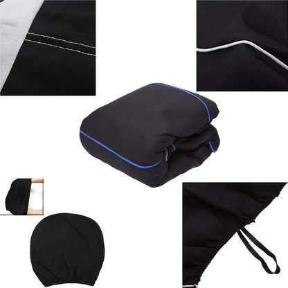 9-piece seat covers - 5-seater universal complete set, car cushion protection (black, gray, blue, red)