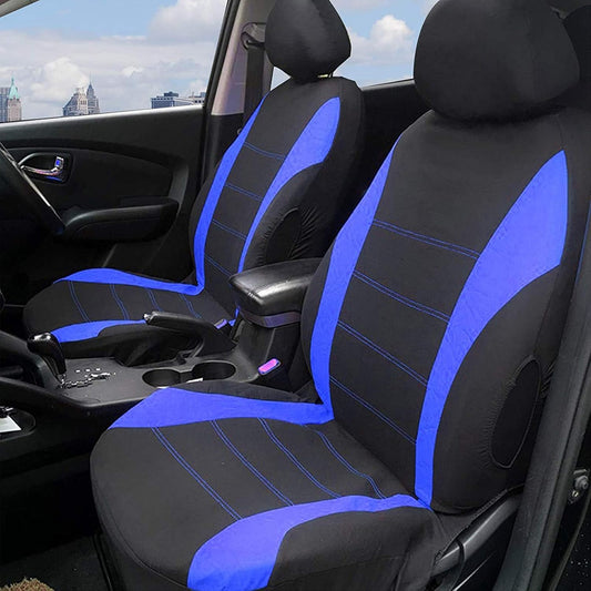 9-piece seat covers - 5-seater universal complete set, car cushion protection (black, gray, blue, red)
