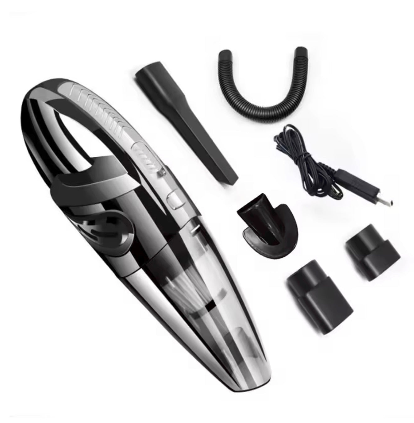 Portable Car Vacuum Cleaner, Cordless Charging Model, High Power, Small Car Interior Vacuum Cleaner, 1 Set