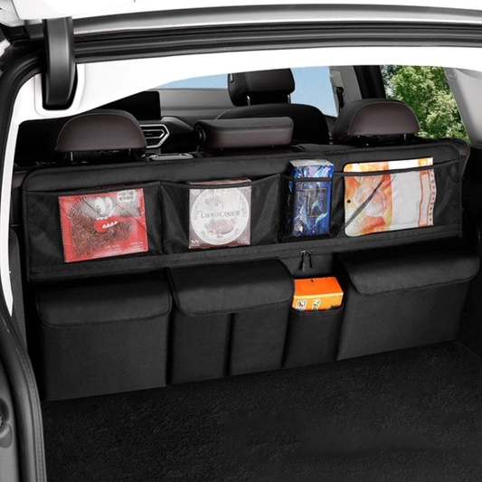 Mesh Hanging Storage Bag - Multifunctional Organizer for Car/SUV Seat Backrest